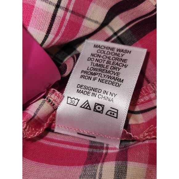 NWT With Jules Girl's Mini Shirt Pink S - Picture 8 of 8